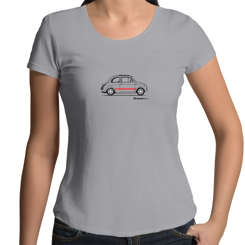 Fiat Side - Womens Scoop Neck T-Shirt