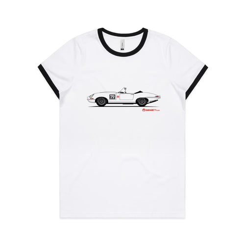 Jaguar E-Type Series Women's Ringer Tee