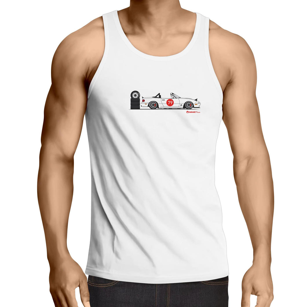 MX5 (NA) Side Racer Lowdown - Mens Singlet Top