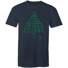 Car Lover’s Christmas Green Mens T-Shirt