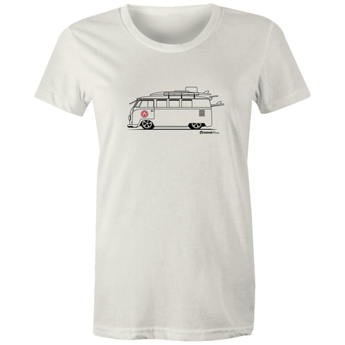 Surfing Kombi Side - Women's Organic Maple Tee