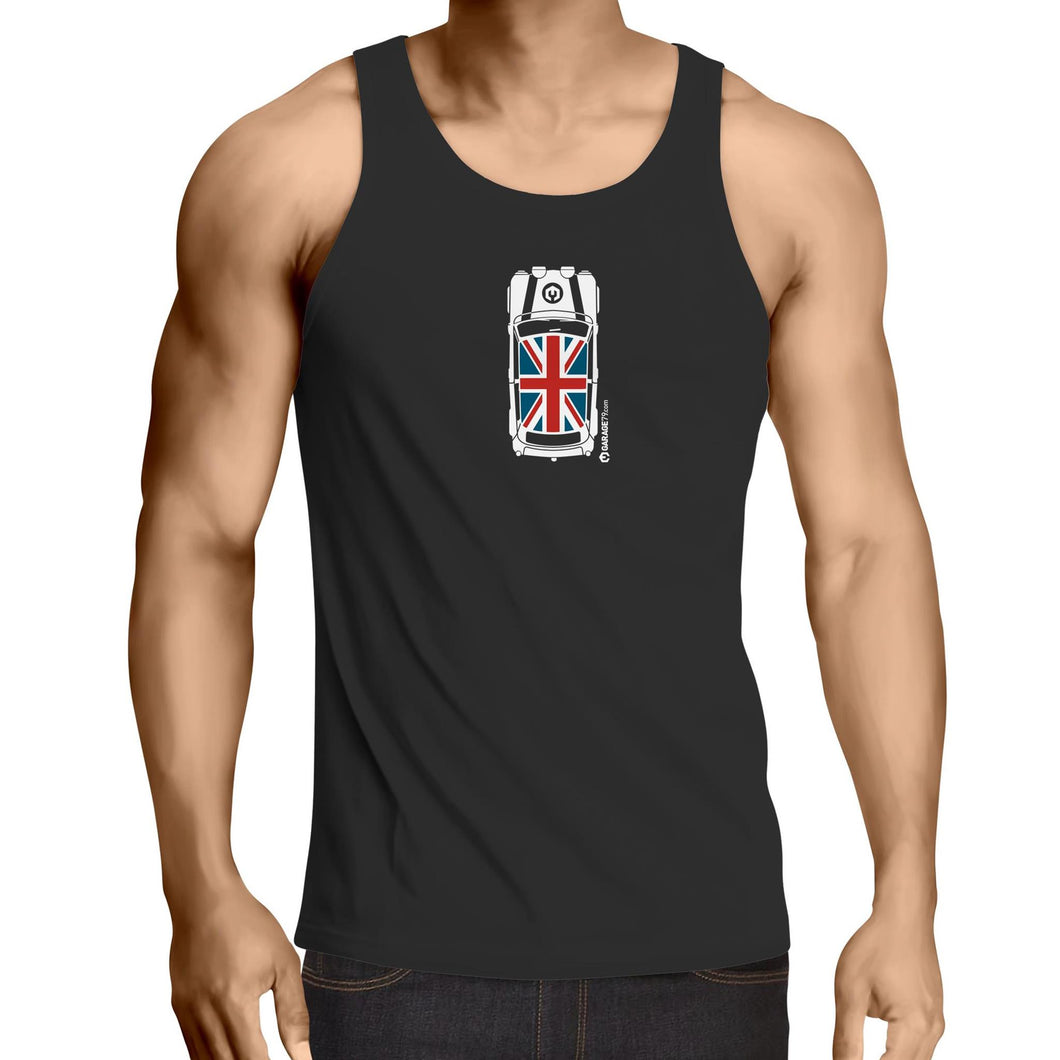Mini Top View in Colour Lowdown - Mens Singlet Top
