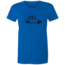 Beetle on the Side - Women's Maple Tee