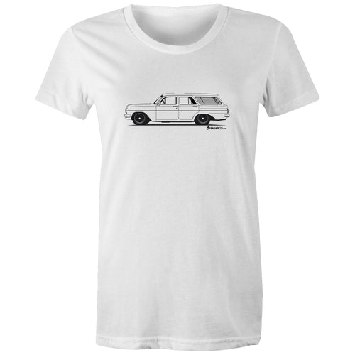 EH Wagon - Organic Women's Maple Tee