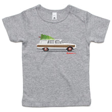 Christmas Falcon Surfing Wagon Tree - Infant Wee Tee