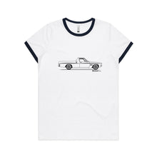 HQ Ute on the Side Women's Ringer Tee
