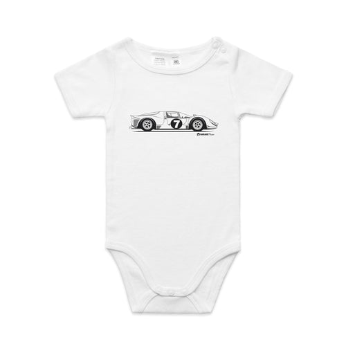 1966 Ferrari 330 P3/4 - Baby Onesie Romper