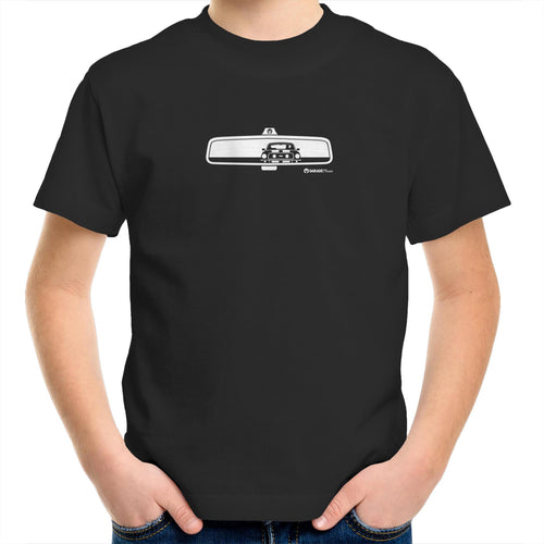 Mustang Rearview Kids Youth T-Shirt