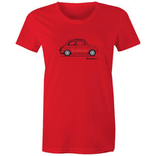 Fiat Side with Red - Women's Maple Tee