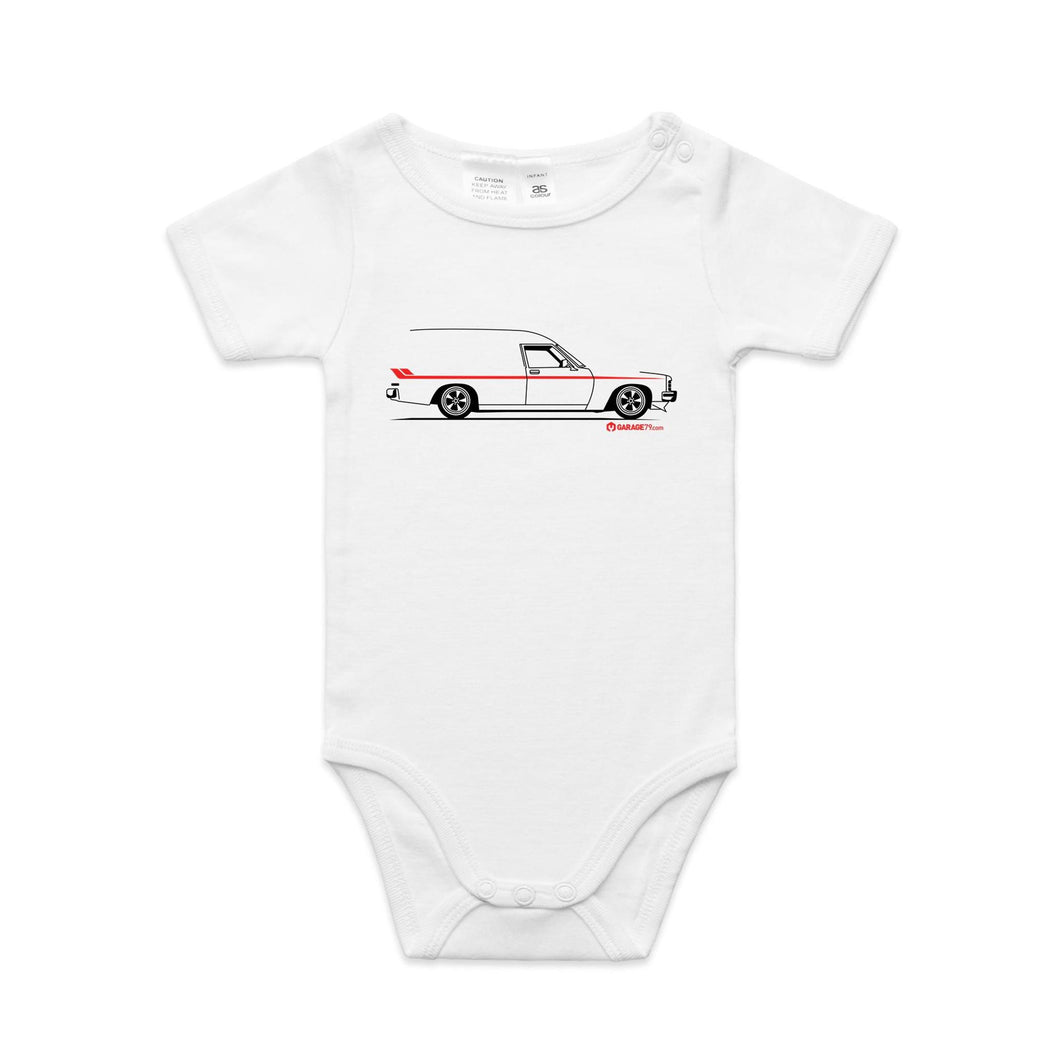 Panel Van Baby Romper Onesie