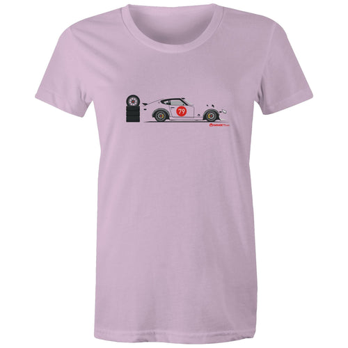 Datsun 240Z Side - Women's Maple Tee