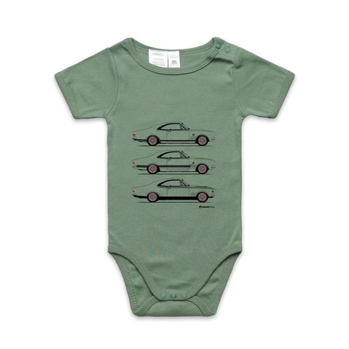 Monaro Triple Treat - Baby Onesie Romper