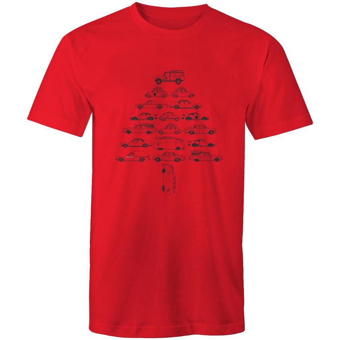 Car Lover’s Christmas Black Mens T-Shirt