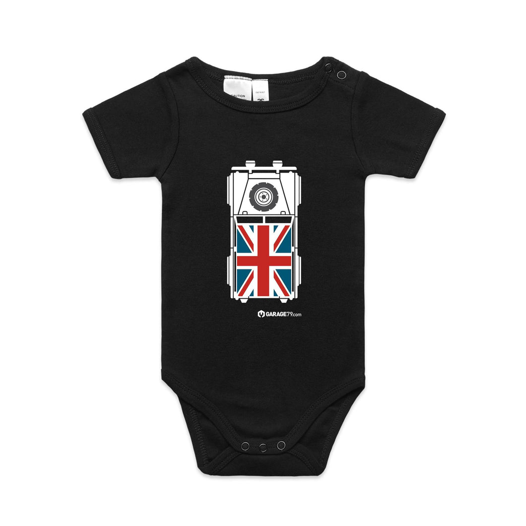 Land Rover Top View - Baby Onesie Romper