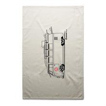 Surfing Kombi Side Tea Towel
