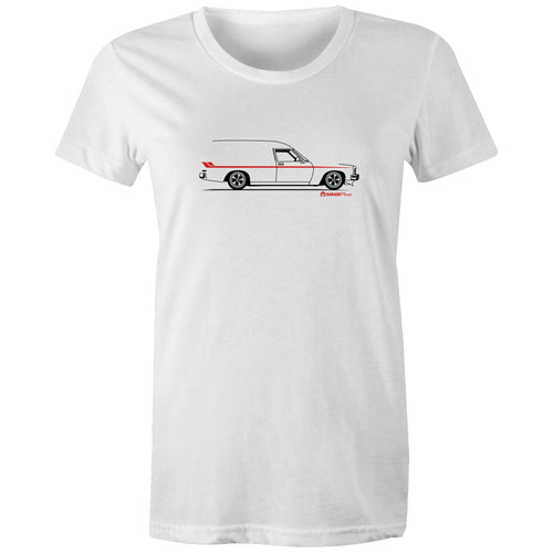 Panel Van on the Side - Women's Organic Maple Tee