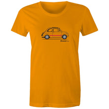 Fiat Side with Red - Women's Maple Tee