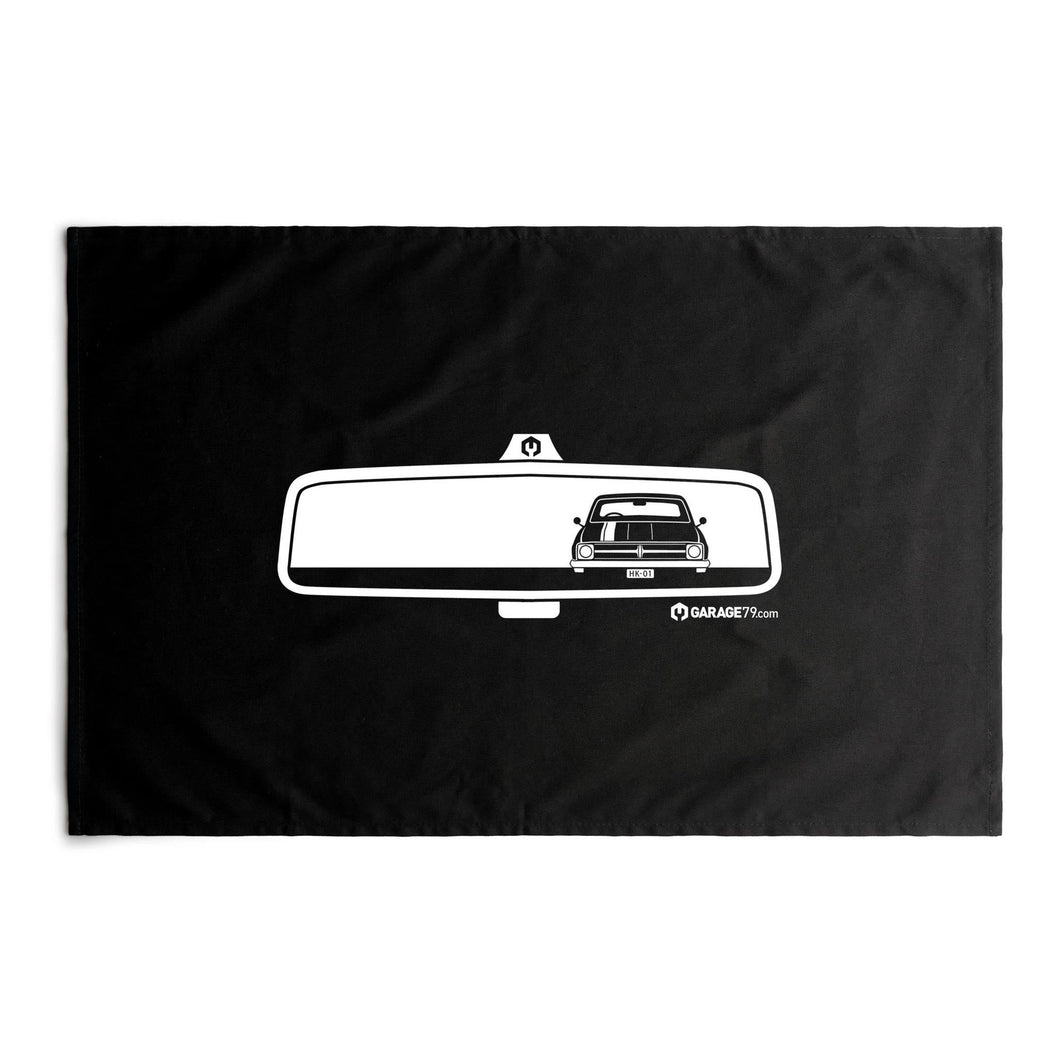 HK Holden Rearview Tea Towel
