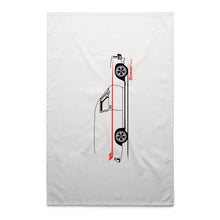 Panel Van on the Side Tea Towel