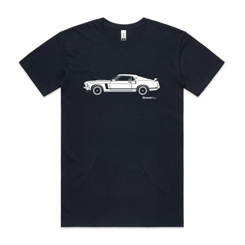 Mustang Side View Organic Tee