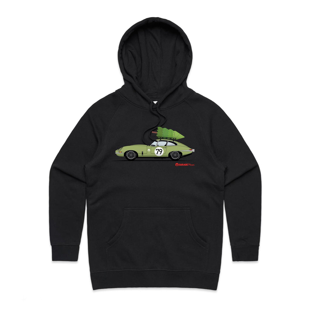 Christmas Jaguar E-Type Series - Women's Hoodie