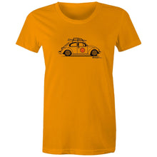 Beetle on the Side - Women's Maple Tee