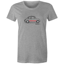 Fiat Side with Red - Women's Maple Tee