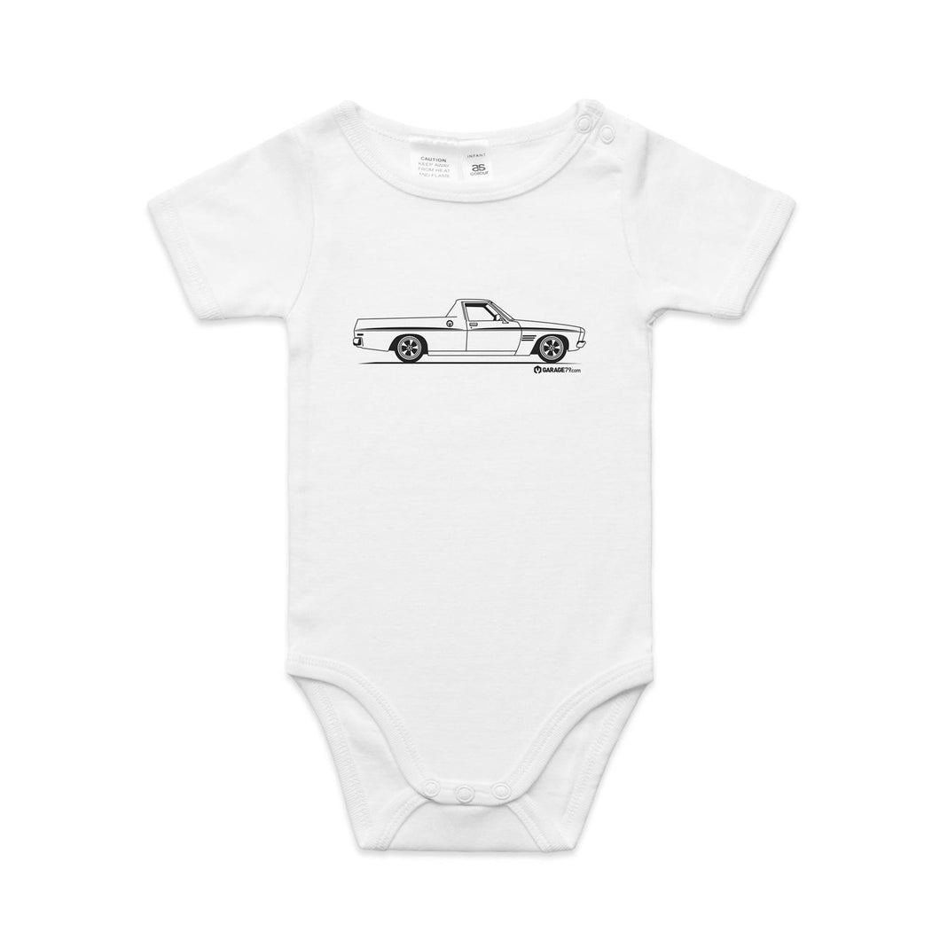 HQ Ute on the Side - Baby Onesie Romper
