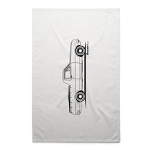 HK Ute on the Side Tea Towel