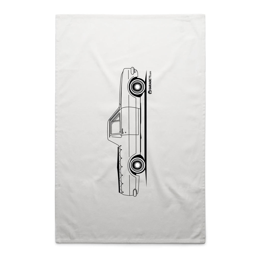 HK Ute on the Side Tea Towel