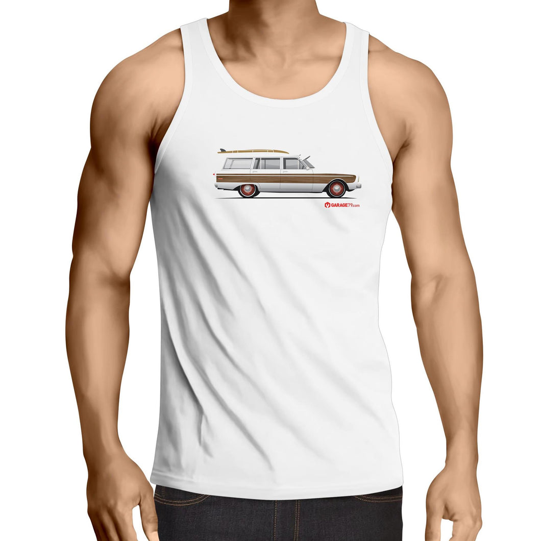 Falcon Surfing Wagon Lowdown - Mens Singlet Top