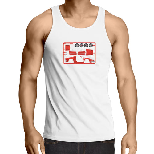 Make your Own Ferrari Lowdown - Mens Singlet Top