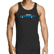 Blue Meanie Lowdown - Mens Singlet Top