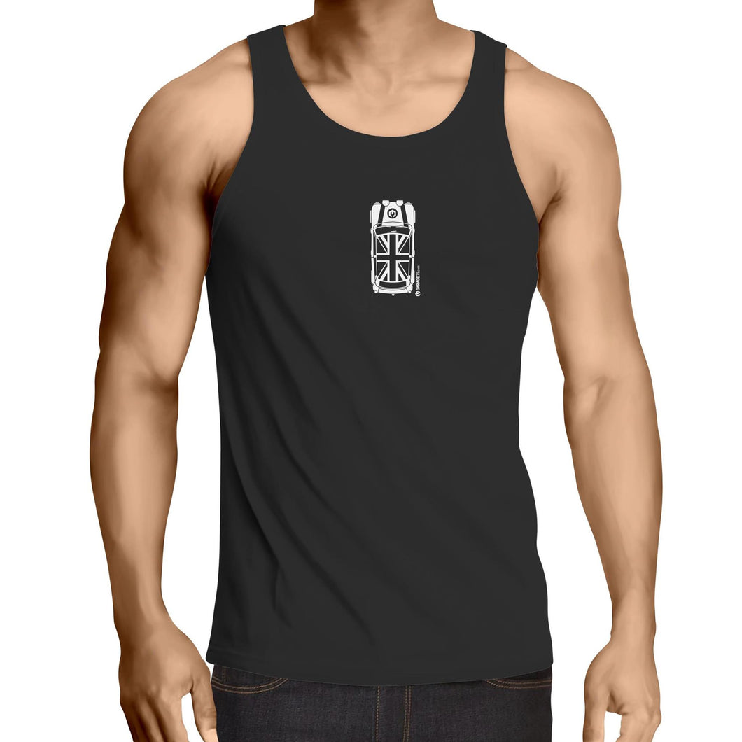Mini Top View  Lowdown - Mens Singlet Top