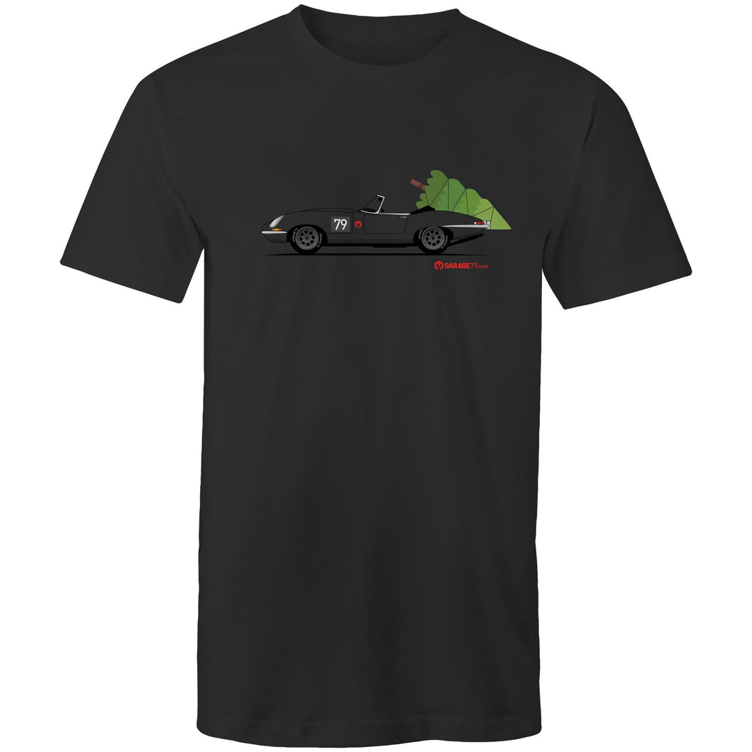 Jaguar E-Type Series One Roadster Christmas Mens T-Shirt