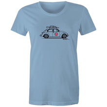 Beetle on the Side - Women's Maple Tee