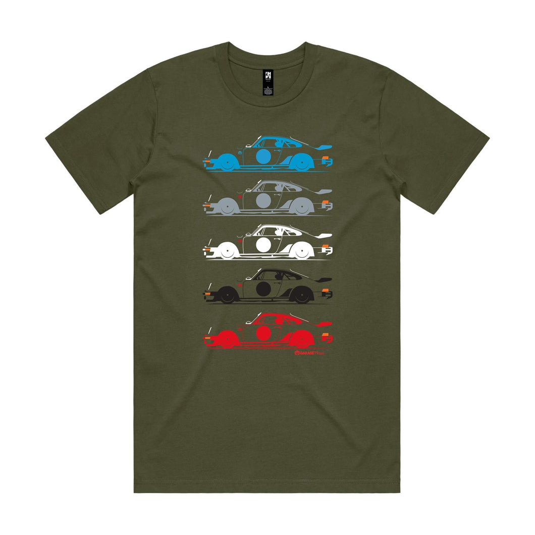 Porsche Side Stack - Classic Tee