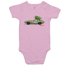 Christmas Jaguar E-Type Series - Baby Onesie Romper