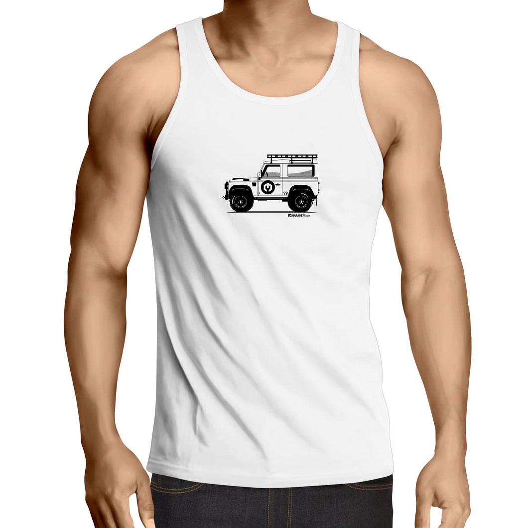 Land Rover Lowdown - Mens Singlet Top