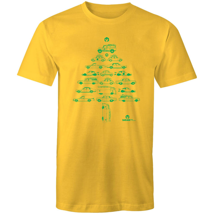 Car Lover’s Christmas Green Mens T-Shirt