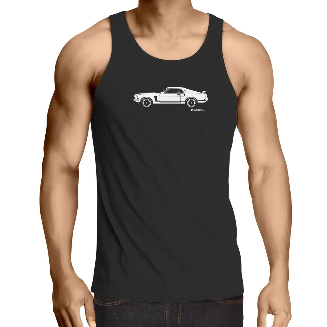 Mustang  Lowdown - Mens Singlet Top