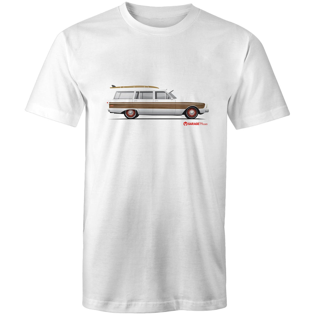 Falcon Surfing Wagon - Mens Classic T-Shirt (Heavy Fabric)