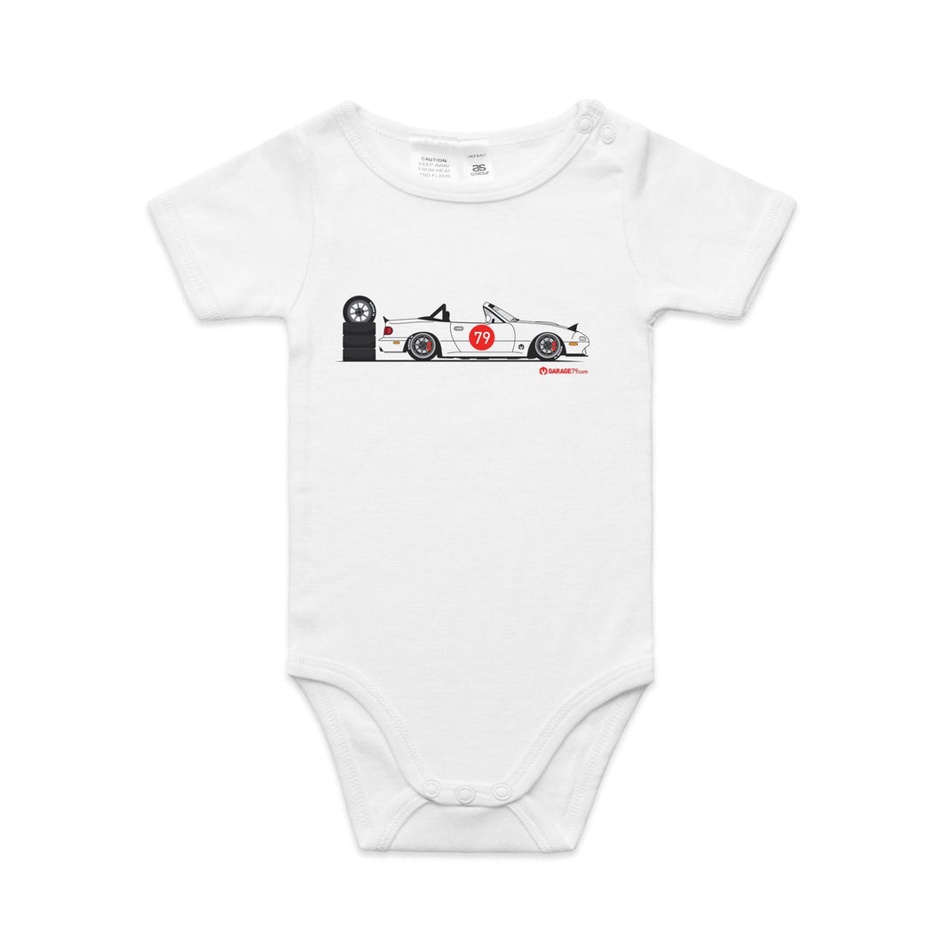 MX5 (NA) Side Racer - Baby Onesie Romper