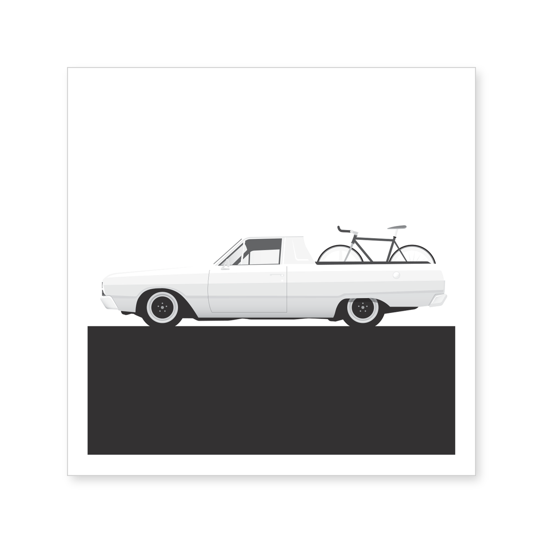 Valiant Ute – Digital Printable Greeting Card