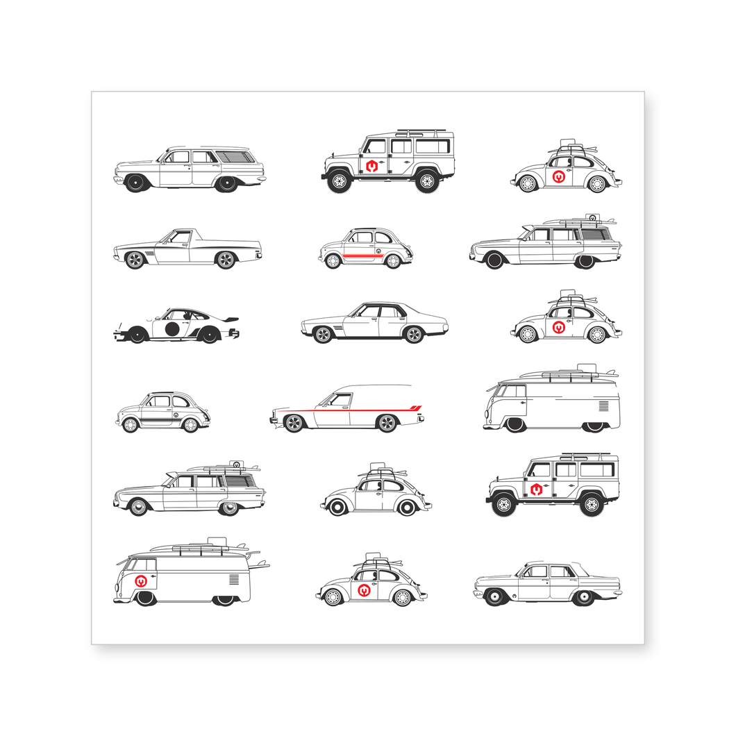 Garage79 Cars – Digital Printable Greeting Card