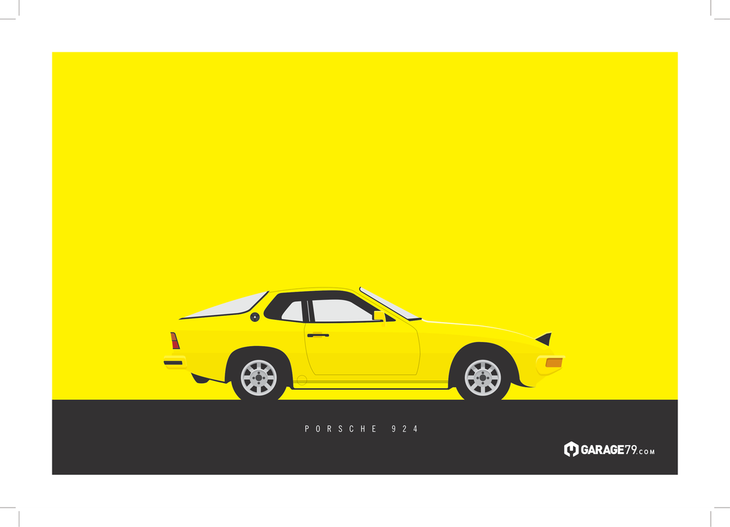 Porsche 924 Carrera GT - Digital Printable Poster
