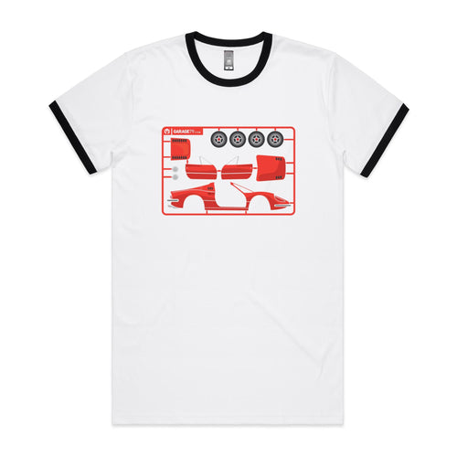 Make Your Own Ferrari Ringer Tee