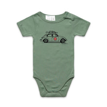 Beetle on the Side - Baby Onesie Romper