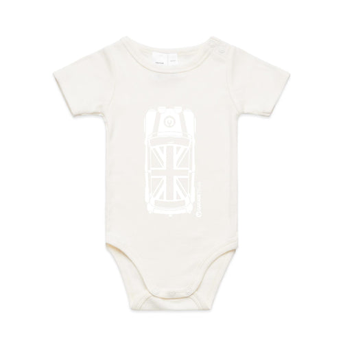 Mini Top View - Baby Onesie Romper