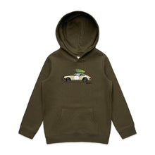 Christmas Porsche 911 Safari Tree - Kids Hoodies